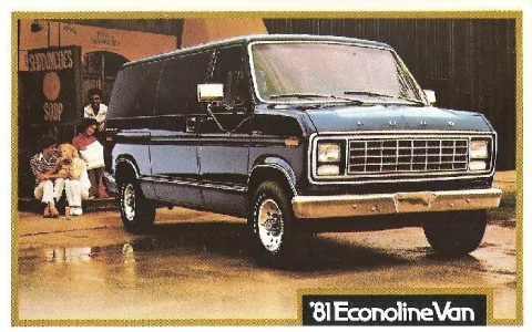 16449 Cartão Postal Ford Ecoline 1981