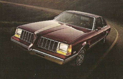 16581 Cartão Postal Carro Ponyiac Gran Am 1979