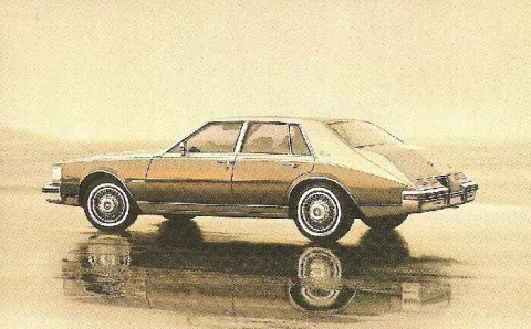 16601 Cartão Postal Carro Cadillac 1982