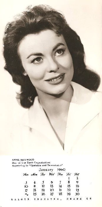 16661 Foto Original Antiga Calendar Anne Heywood