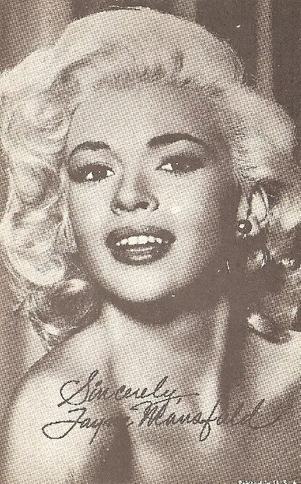 16835 Foto Original Antiga Jayne Mansfield