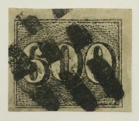 Brasil Nº 18 Numeral vertical 600 réis U.