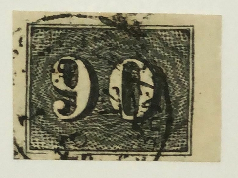 Brasil Nº 15 Numeral vertical 90 réis N.