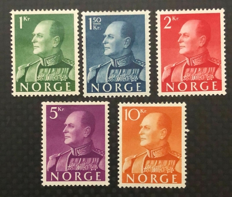 12589 Noruega 286/90 Chefes de estados NNN