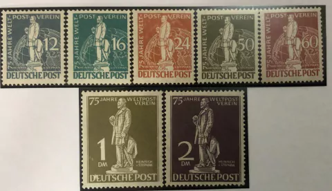 12268 Alemanha Berlim 21/27 75º Aniversário UPU NN