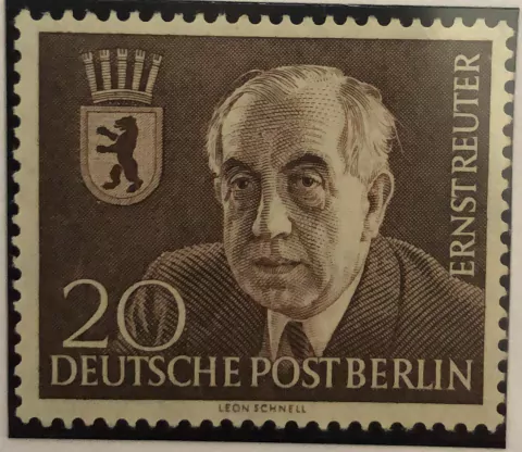 12289 Alemanha Berlim 103 Aniversário de morte Ernst Reuter NN