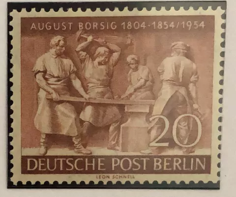 12294 Alemanha Berlim 110 Centenário de morte August Borsig NN