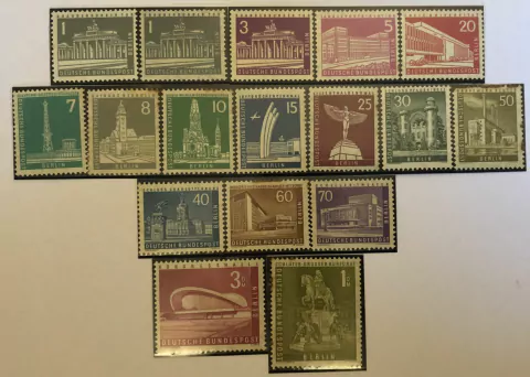 12304 Alemanha Berlim 125/135A + 125a Paisagens NN