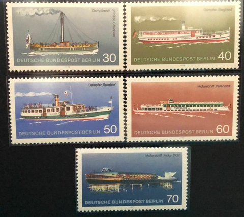 12339 Alemanha Berlim 447/51 embarcações NN