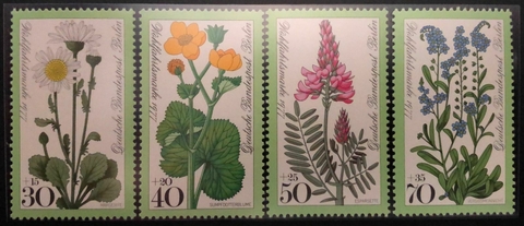 11977 Alemanha Berlim 518/21 flores NN