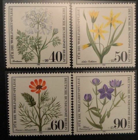 12025 Alemanha Berlim 590/93 flores NN