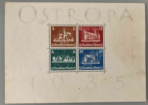 12145 Alemanha Reich BL 3 OSTROPA N