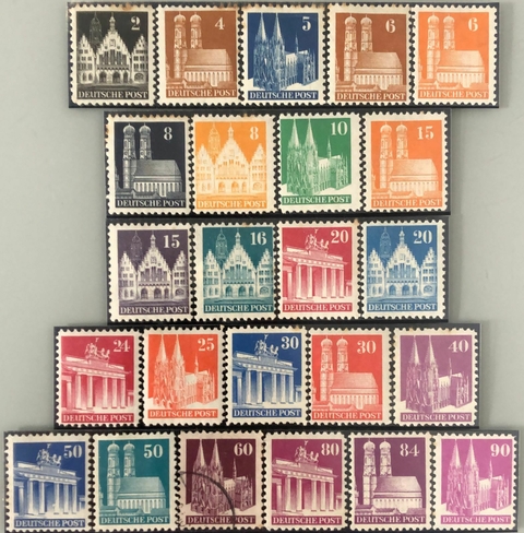 12188 Alemanha Bizona 41/64 Monumentos N