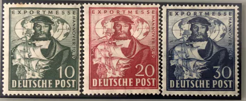 12195 Alemanha Bizona 71/73 Feira de Hanovre NN