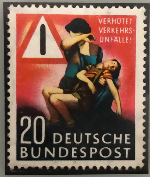 01418 Alemanha Federal 48 combate acidentes N