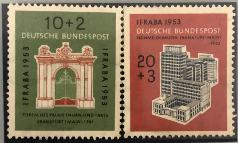 06582 Alemanha Federal 57/58 Exposição Filatelica IFRABA N