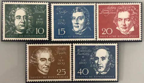 07065 Alemanha Federal 188/92 Inalguração do Bethoven Hall N