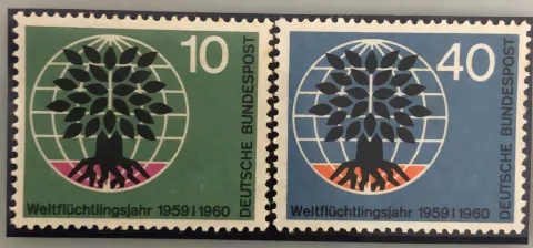 07067 Alemanha Federal 199/200 Ano mundial do refugiado N