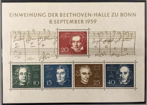 07089 Alemanha Federal BL 1 Bethoven Hall N