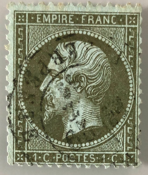 10129 França 19 legenda Empire Franc 1c. U