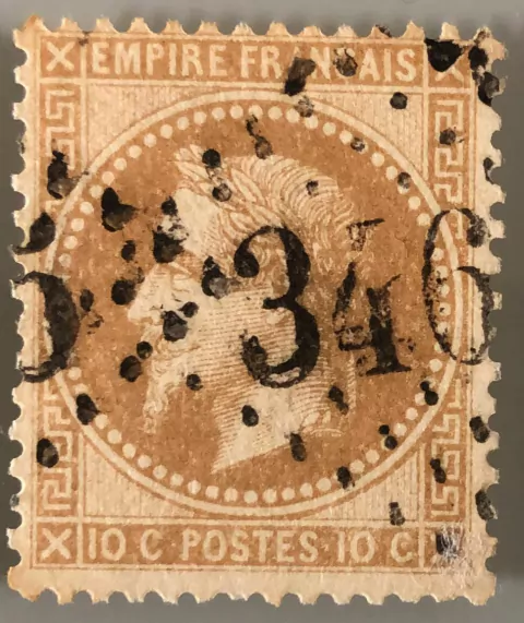 10139 França 28A legenda Empire Franc 10c. U