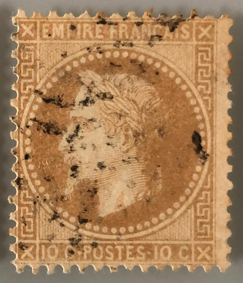 10139 França 28B legenda Empire Franc 10c. U