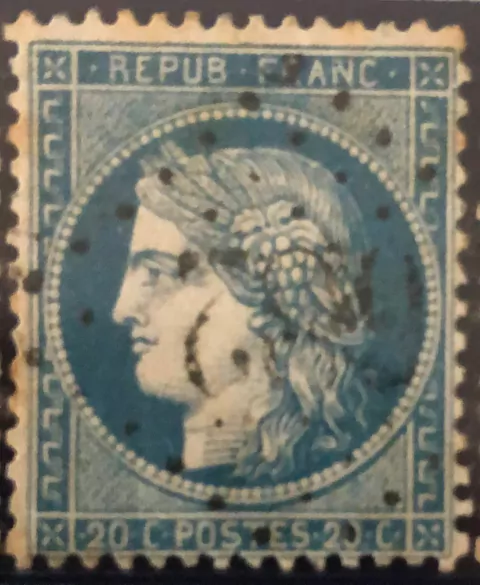 10151 França 37 Napoleão III 20c. U