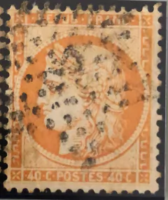 10151 França 38 Napoleão III 40c. U