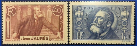10213 França 22º Aniversário da morte de Jean Jaurès 318/19 N