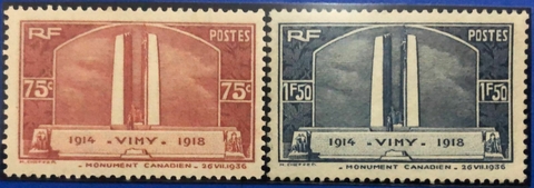 10212 França Inauguração do monumento de Vimy 316/17 N