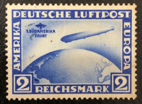 07448 Alemanha Reich (39) com escrita 1 SUDAMERIKA FAHRT NN