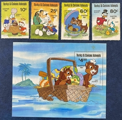 00848 Ilhas Turcas e Caicos 532/535 + BL30 Disney NN - comprar online