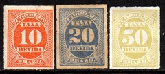 Brasil Taxas X- 10 / 12 Numeral Coloridos N (a)