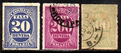 Brasil Taxas X- 11 + 13 / 14 Numeral Coloridos U (a)