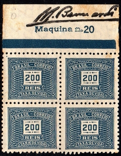 Brasil Taxas 75 Cifra Horizontal Quadra NNN / NN