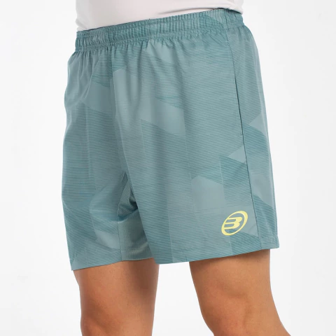 SHORT LLENO VERDE AZULADO - comprar online
