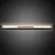 Arandela Luminária de Parede Slim Preto 101cm - comprar online