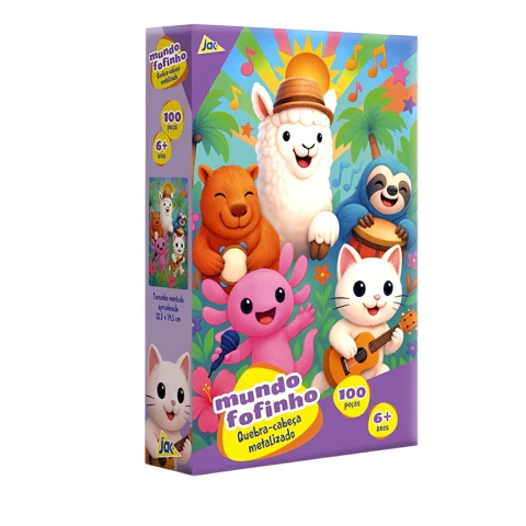 QC 100 PC ENCAPADO - MUNDO FOFINHO - METALIZADO