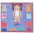 Painel Pano e Velcro - Veste Menina