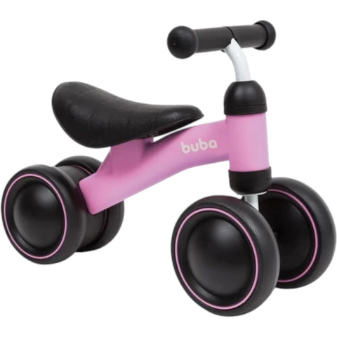 BICICLETA DE EQUILIBRIO 4 RODA - ROSA