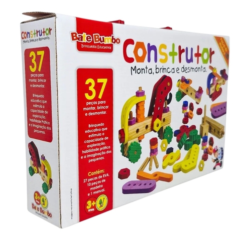 CONSTRUTOR MONTA, BRINCA E DESMONTA