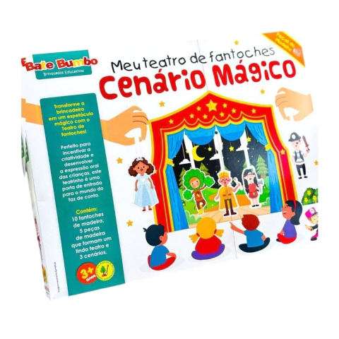 MEU TEATRO DE FANTOCHE CENARIO MAGICO