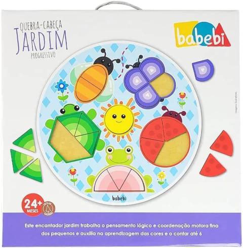 Quebra Cabeça Progressivo Jardim