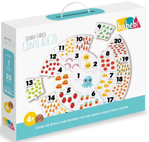 QC Conte até 20 (Caracol) - 20 peças