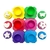 GUACHE COM 6 CARIMBOS COM POTE ENCAIXAVEL C/ 6 CORES - comprar online
