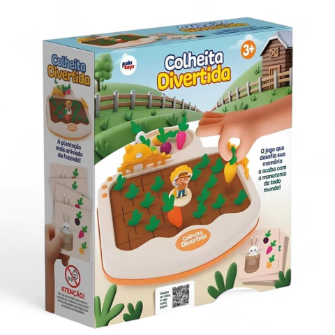 JOGO MEMORIA COLHEITA DIVERTIDA EDUCATIVO