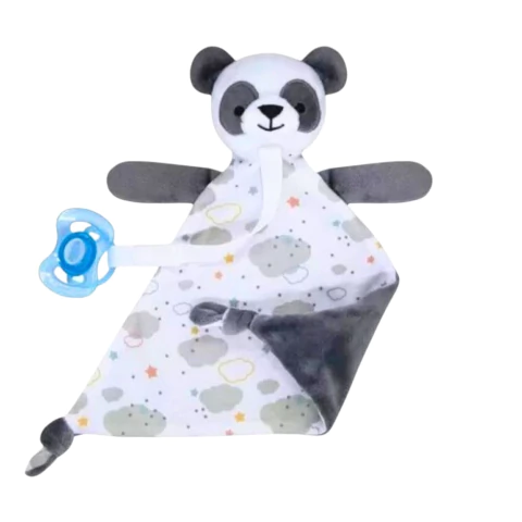 PANDA COM PRENDEDOR DE CHUPETA