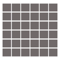 Azulejo 5x5cm: Gris Claro Mate malla. Cod 4866 - Buenos Aires Mosaicos