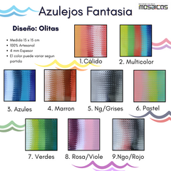 Azulejos 15 X 15 Fantasía: OLITAS - comprar online