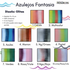 Azulejos 15 X 15 Fantasía: OLITAS